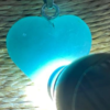 Dije de Jadeite Hielo Azul Diseño ´´Corazón - Imagen 3