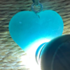 Dije de Jadeite Hielo Azul Diseño ´´Corazón - Imagen 6