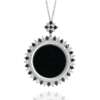 Dije de Jade Negro con Diseño de Sol</strong> - Imagen 4