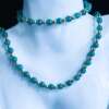 Collar de Jade Princesa Hielo con Separadores en Baño de Oro 14k ✨