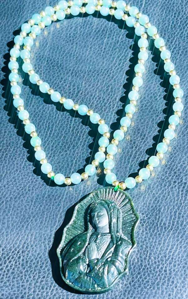 Collar de Jade Negro de la Virgen – Protección y Elegancia en Cada Detalle - Imagen 11