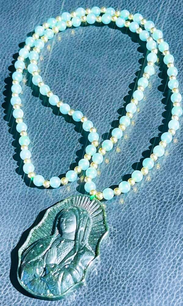Collar de Jade Negro de la Virgen – Protección y Elegancia en Cada Detalle - Imagen 12