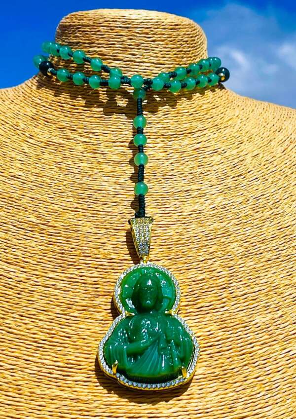 Nombre: “Fe que Sostiene” – Rosario de San Judas con Jade Princesa y Jade Verde