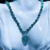 Collar de Jade Princesa Hielo – Azul, Rosado y Verde – Con Dije del Universo 🌍✨ - Imagen 8