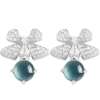 “Luz de Realeza” – Aretes de Jade Princesa en Plata 925