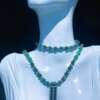 Collar "Sabiduría Eterna" – Jade Princesa, Verde y Cuarzo Rosado con Dije de Ábaco en Jade Esmeralda - Imagen 5