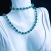 Collar de Jade Princesa Hielo con Separadores en Baño de Oro 14k ✨ - Imagen 3