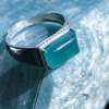 💍 Anillo de Jade Azul Agua & Plata 925 – “Mar en tus Manos” - Imagen 20