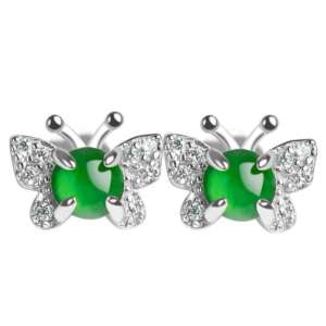 “Alas de Esperanza” – Aretes de Jade Imperial para Damas y Niñas