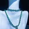 Collar "Sabiduría Eterna" – Jade Princesa, Verde y Cuarzo Rosado con Dije de Ábaco en Jade Esmeralda - Imagen 6