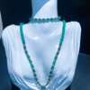 Collar "Sabiduría Eterna" – Jade Princesa, Verde y Cuarzo Rosado con Dije de Ábaco en Jade Esmeralda - Imagen 7