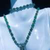 Collar "Sabiduría Eterna" – Jade Princesa, Verde y Cuarzo Rosado con Dije de Ábaco en Jade Esmeralda - Imagen 10