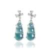 Aretes "Alma de Hielo Azul"