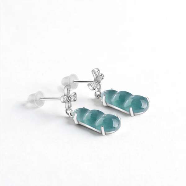 Aretes "Alma de Hielo Azul" - Imagen 3
