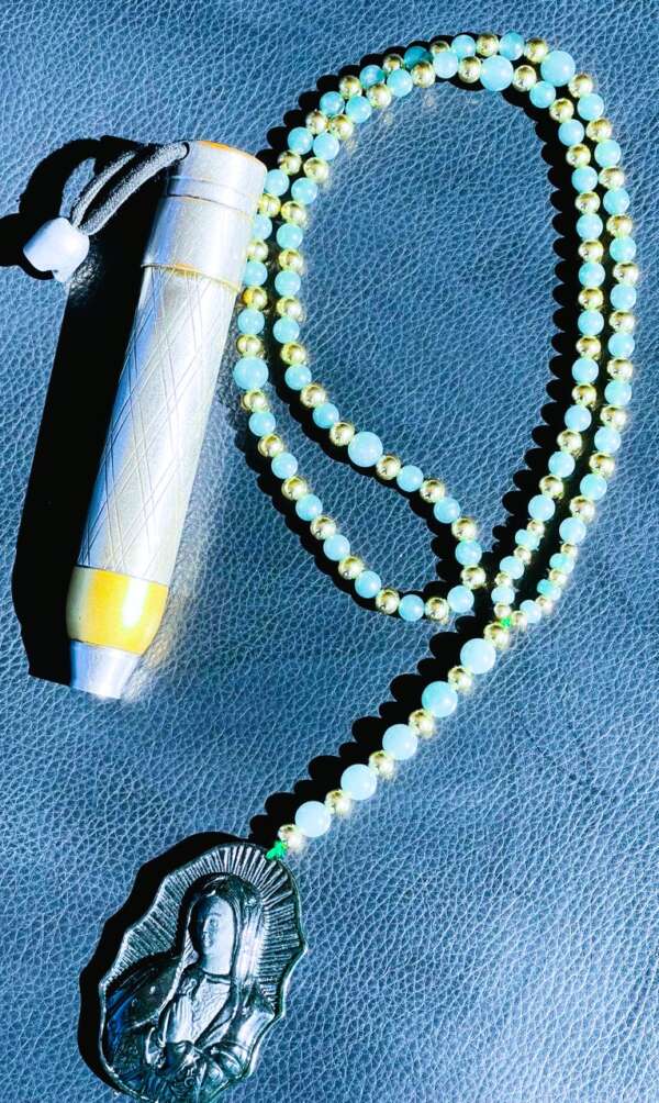 Collar de Jade Negro de la Virgen – Protección y Elegancia en Cada Detalle - Imagen 4