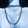 Collar de Jade Princesa Hielo con Separadores en Baño de Oro 14k ✨ - Imagen 4