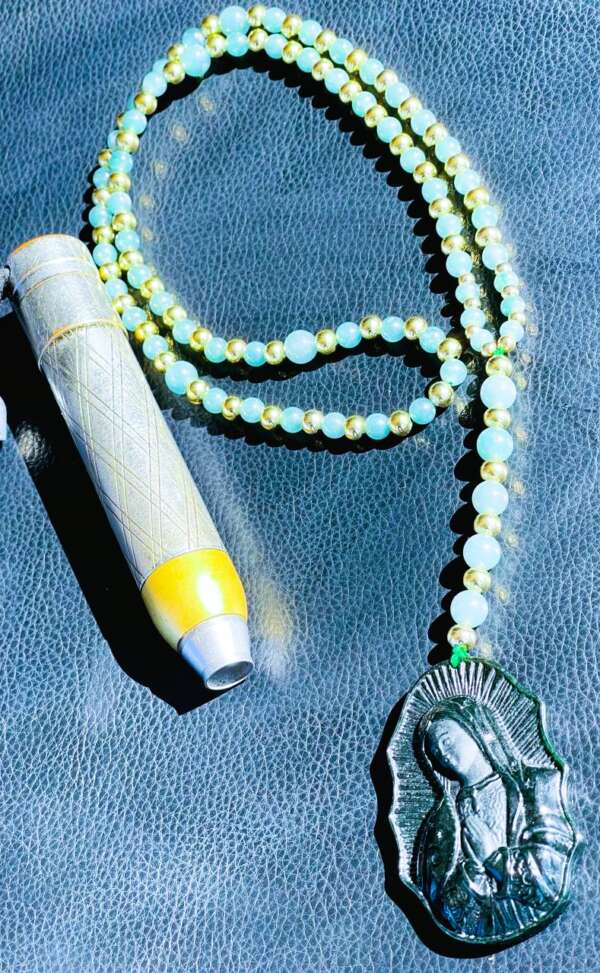 Collar de Jade Negro de la Virgen – Protección y Elegancia en Cada Detalle - Imagen 6