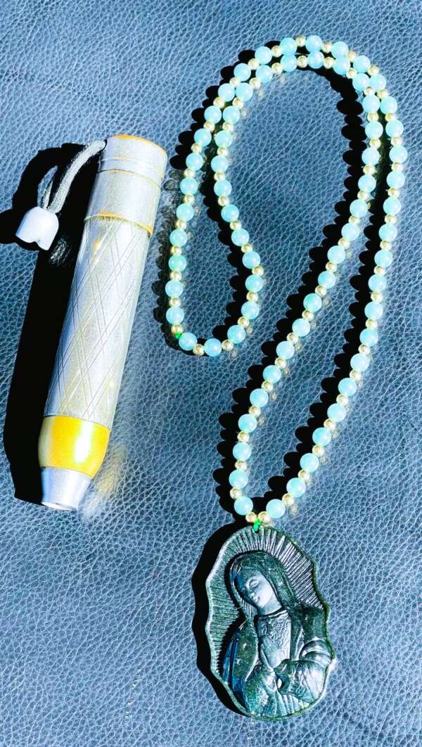 Collar de Jade Negro de la Virgen – Protección y Elegancia en Cada Detalle - Imagen 9